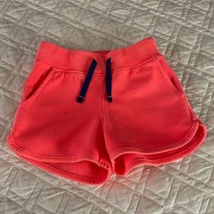 Boden Garment Dyed Boys Shorts, 4Y, Orange, New with Tags.